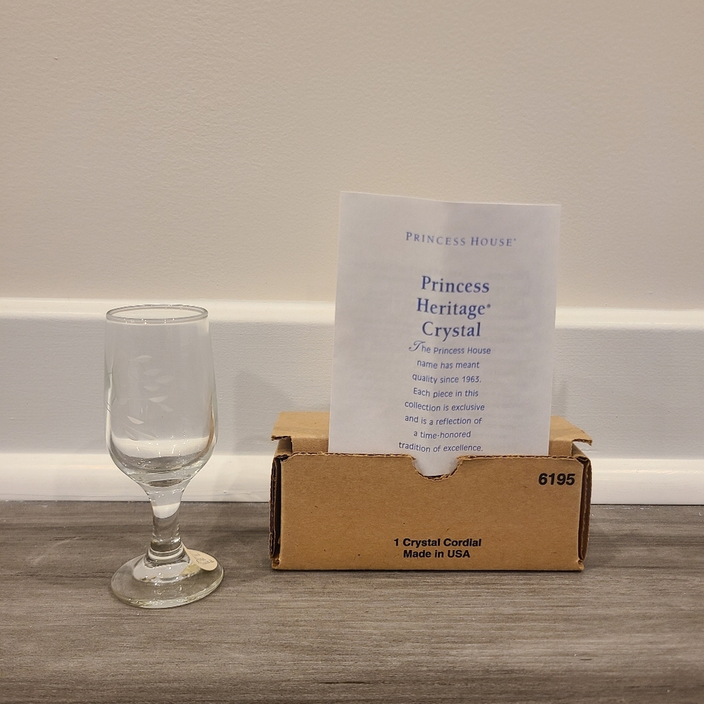 Princess House Cut Crystal Cordial Glass